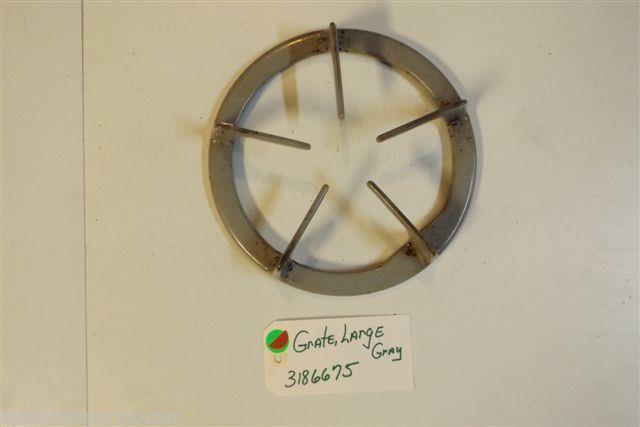 KITCHENAID STOVE 3186675 Grates, Large gray USED PART KITCHENAID STOVE 3186675 Grates, Large gray USED PART